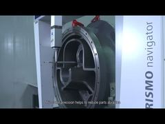 磁気軸受ターボ冷凍機の製造工程 |コンプレッサーアセンブリと高効率H
